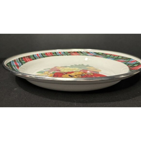 Vintage Hallmark Christmas Bowl, Plate and Mug Set Just In Time For The Holidays - Picture 10 of 11